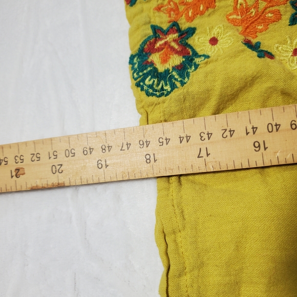 NATURAL LIFE Yellow Embroidered Blouse - Picture 6 of 8